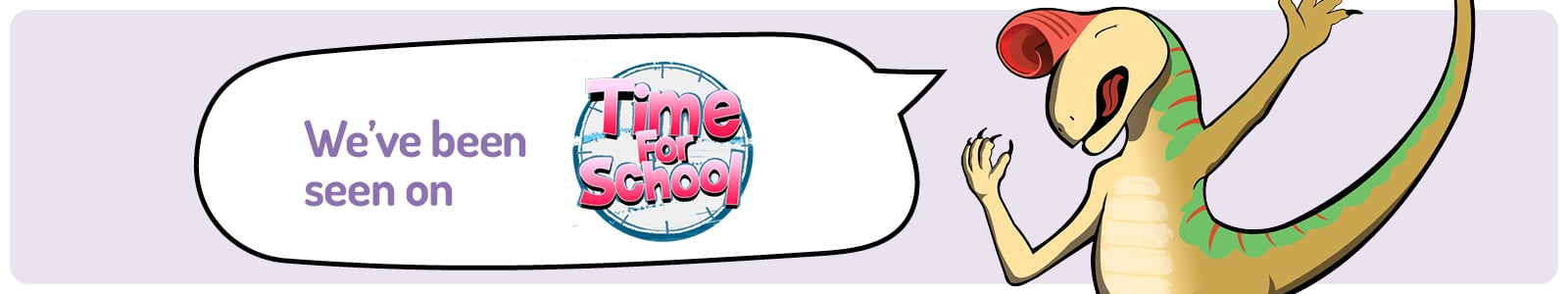 Time for school banner