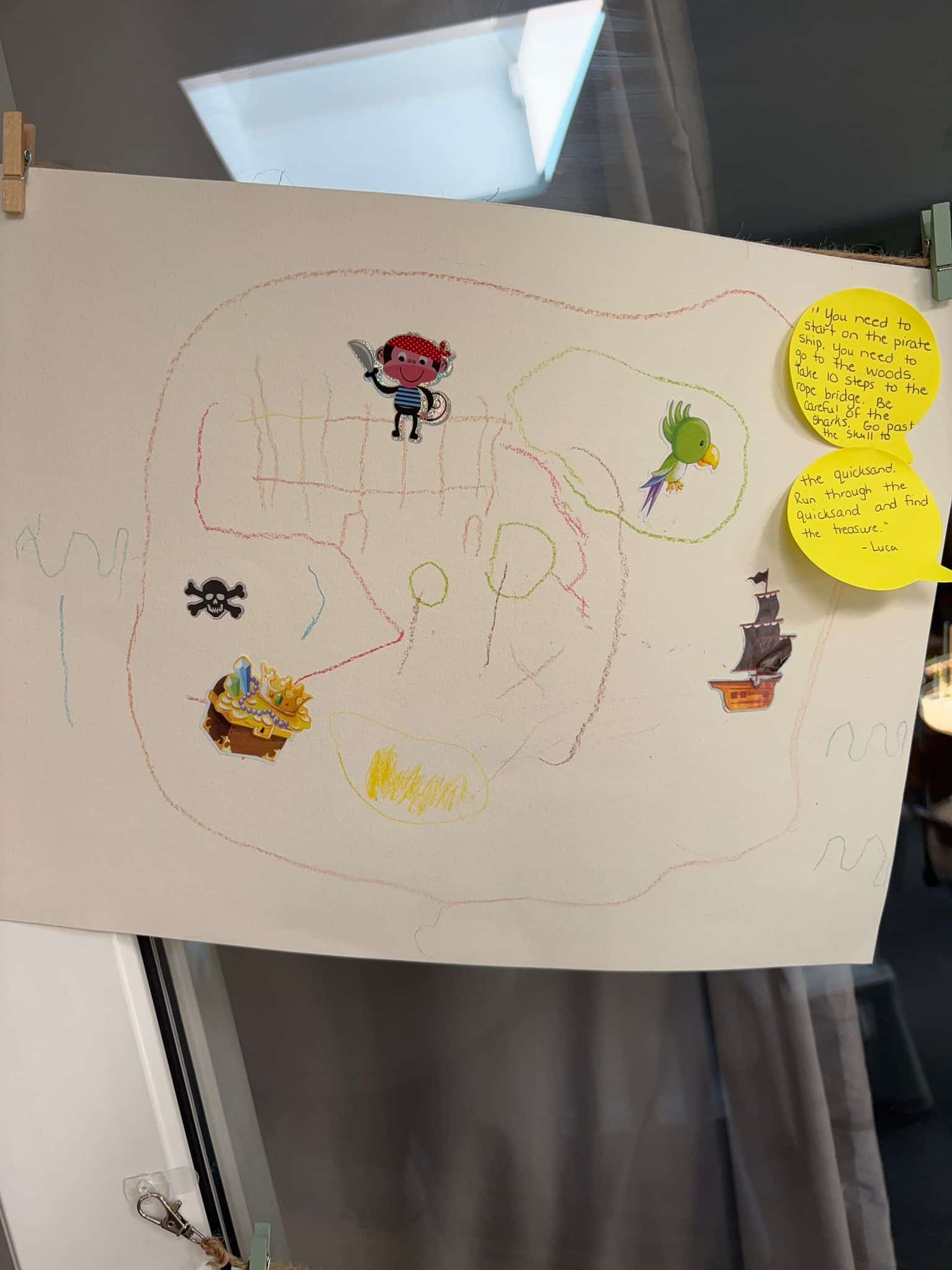 We made a map